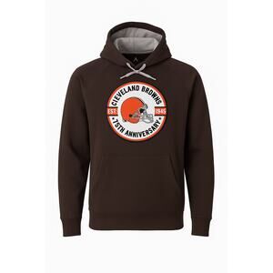 Cleveland Browns 75th Anniversary Hoodie – Antigua – Size Large